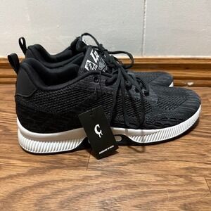 CNZI Cloud Runners Men's Black Knit Sneakers Athletic Shoes No Size (Apprx 12)